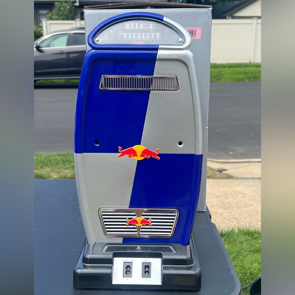 Red Bull Cooler Gas pump with LED lights